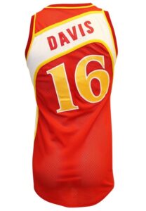 Mid 1980s Johnny Davis Atlanta Hawks Game-Used Road Jersey