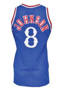 Mid 1980s Marques Johnson Los Angeles Clippers Game-Used Road Jersey