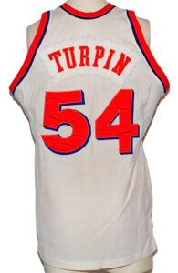 Mid 1980’s Mel Turpin Cleveland Cavaliers Game-Used Home Jersey