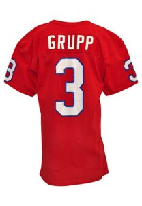 Mid 1980s New Jersey Generals Game-Used Home USFL Jerseys – Bob Grupp, Bryan Millard, & Dave Lapham