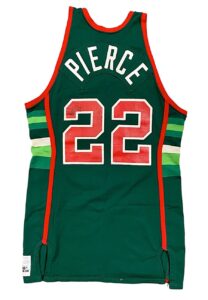 Mid 1980s Ricky Pierce Milwaukee Bucks Game-Used & Signed Jersey