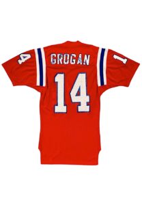 Mid 1980s Steve Grogan New England Patriots Game-Used Jersey