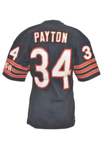 Mid 1980s Walter Payton Chicago Bears Game-Used Home Jersey