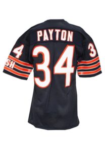 Mid 1980s Walter Payton Chicago Bears Game-Used Home Jersey