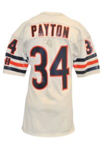 Mid 1980s Walter Payton Chicago Bears Game-Used Road Jersey