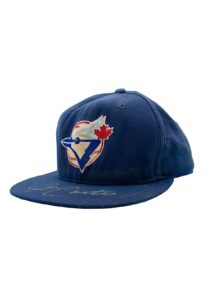 Mid 1990s Joe Carter Toronto Blue Jays Game-Used & Signed Cap