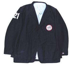 Mid 1990’s Ken Kaiser American League Umpire Worn & Autographed Sports Jacket, Dress Shirt, Slacks, & Cap