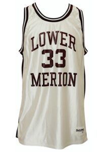 Mid 1990s Kobe Bryant Lower Merion High School Issued Pro-Cut Jersey