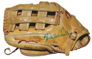 Mid 1990’s Rickey Henderson Game-Used & Autographed Glove