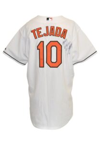 Mid 2000s Miguel Tejada Baltimore Orioles Game-Used & Autographed Home Jersey