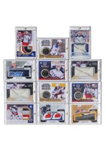 Mid 2010s NY Rangers Upper Deck Game-Used Materials Cards Including Stanley Cup Finals