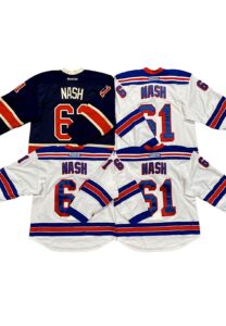 Mid 2010s Rick Nash NY Rangers Game-Used Jerseys