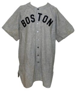 Mid to Late 1940’s Joe Cronin Boston Red Sox Manager Worn Road Jersey