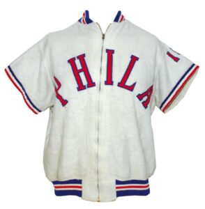 Mid to Late 1960s Hal Greer Philadelphia 76ers Worn & Autographed Warm-Up Fleece Jacket and Pants