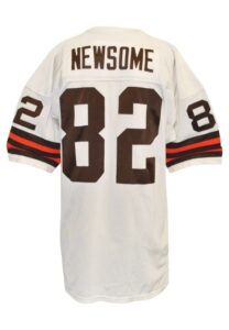 Mid-To-Late 1980s Ozzie Newsome Cleveland Browns Game-Used Home Jersey