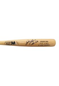 Mike Matheny St. Louis Cardinals Game-Ready & Autographed Bat