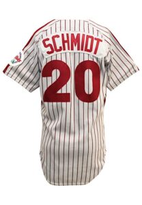 Mike Schmidt Philadelphia Phillies Salesman Sample Jersey