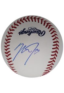 Mike Trout Single-Signed OML Baseball