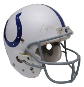 Mike Vanderjagt Indianapolis Colts Game-Used Helmet