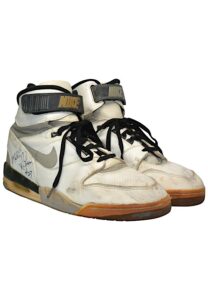 Mitch Richmond Game-Used & Dual Autographed Sneakers