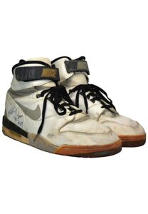 Mitch Richmond Game-Used & Dual Autographed Sneakers