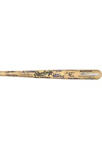 MLB Hall of Famers Multi-Signed Bat Including Stan Musial, Bobby Doerr, Willie McCovey