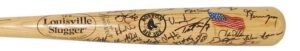 Modern Era Boston Red Sox Team Autographed Bat