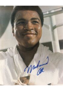 Muhammad Ali Autographed 8×10″ Photo