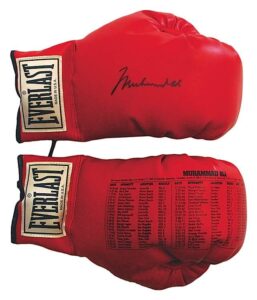 Muhammad Ali Autographed Boxing Gloves