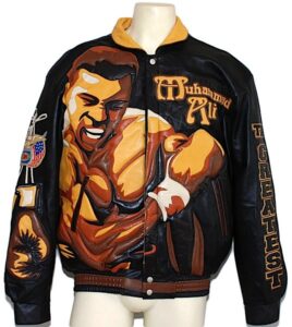 Muhammad Ali Autographed One-of-a-Kind Leather Jacket From Ali Charity Event Fight Night VI 2000