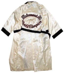 Muhammad Ali Autographed Robe