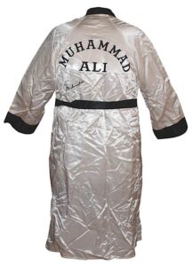 Muhammad Ali Autographed Robe