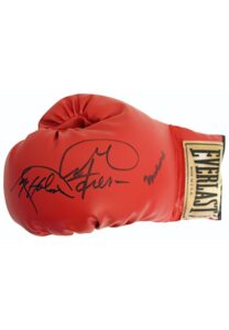 Muhammad Ali, George Foreman & Larry Holmes Multi-Signed Everlast Boxing Glove