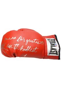 Muhammad Ali & Mike Tyson Autographed & Inscribed Everlast Boxing Glove