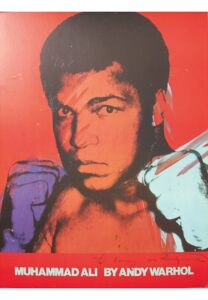 Muhammad Ali Poster Print Autographed by Andy Warhol