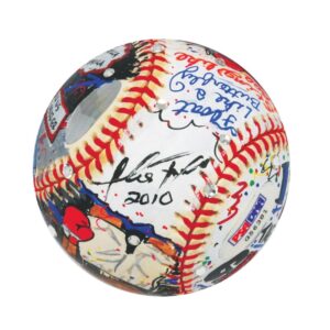 Muhammad Ali Single-Signed Charles Fazzino Art Baseball