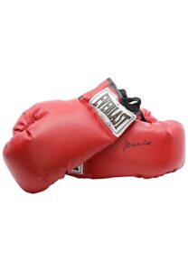 Muhammad Ali Single-Signed Everlast Pair Of Boxing Gloves