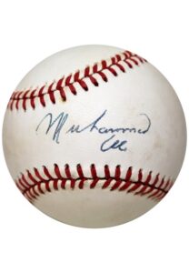 Muhammad Ali Single-Signed ONL Baseball