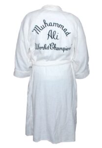 Muhammad Ali Training Worn “World Champion” Robe