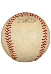 Multi-Signed Baseball Including Thurman Munson