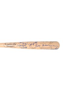 Multi-Signed Bat with 25+ Hall of Famers