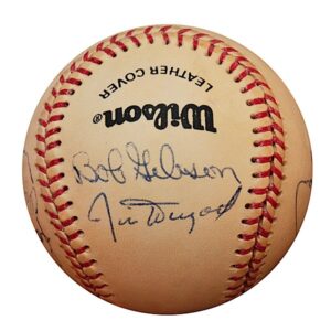 Multi-Signed Hall of Famer Baseballs