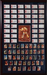 Museum Quality Framed 1961 Roger Maris Complete Home Run Record Breaking Season Collection of Opposing Pitcher Autographed Cuts & Baseball Cards