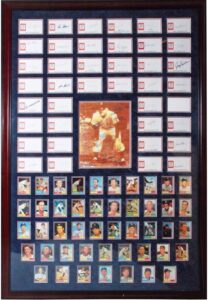 Museum-Quality Framed 1961 Roger Maris Complete Home Run Record-Breaking Season Collection of Opposing Pitcher Autographed Cuts & Baseball Cards