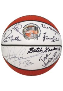 Naismith Memorial Basketball Hall of Fame Class of 2011 Multi-Signed Basketball