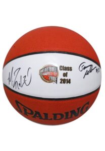 Naismith Memorial Basketball Hall of Fame Class of 2014 Multi-Signed Basketball