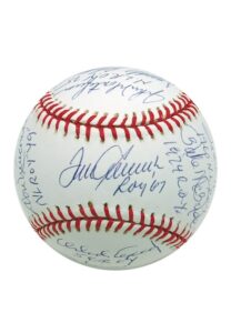 National League Rookies of the Year Autographed Baseball