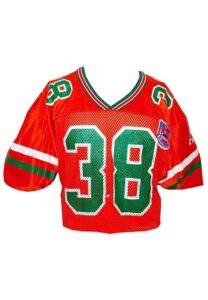 NCAA Game-Used Football Jerseys – 1990s J. Jenkins Florida A&M Rattlers Home, #48 Colgate University Raiders Road & #58 Oklahoma Sooners Home