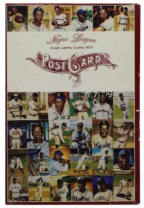 Negro Leagues Fine Arts Post Card Set W/ 26 Autographs