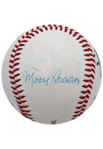 New York Yankees Multi-Signed Baseball With Skowron